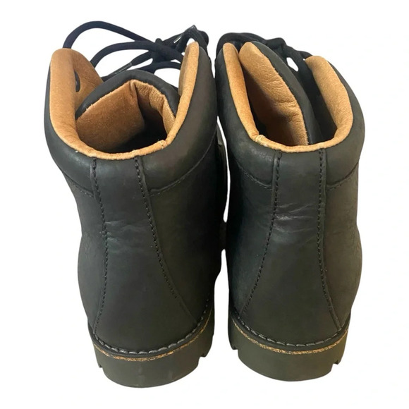 Birkenstock Jackson Boots Black Suede Lace Up Leather Sz 38 - Picture 4 of 10